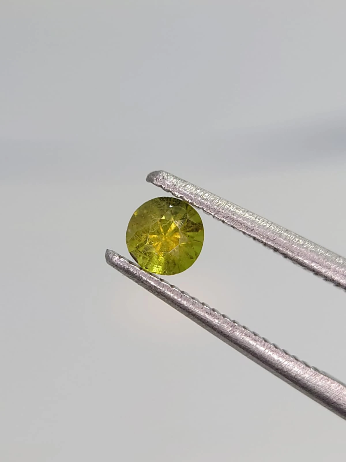 0.32ct Natural Round Demantoid Garnet From Pakistan — view 6